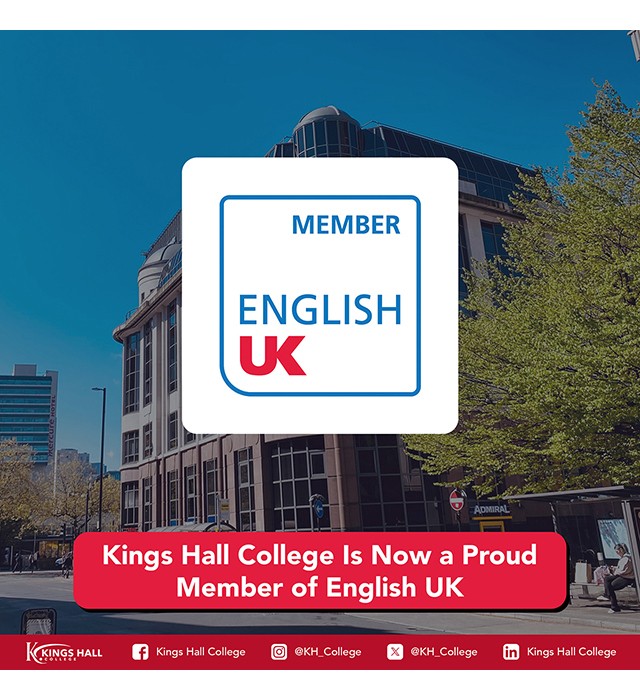 Kings Hall College Is Now a Proud Member of English UK