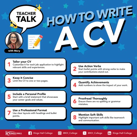 Teacher Talk: How to Write a CV